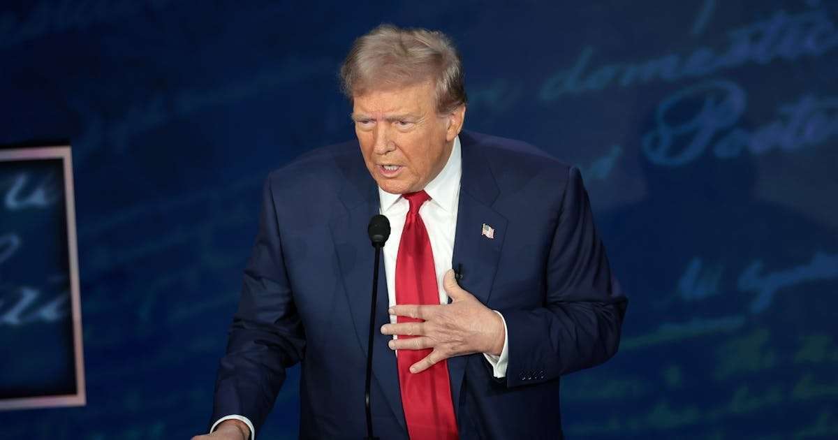 image for Trump Gets Embarrassing Fact-Check on Abortion Minutes Into Debate