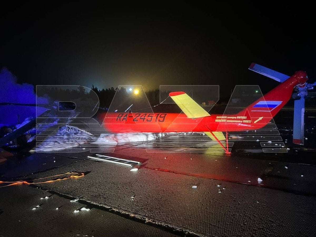 image for Teen Arsonists Burn Russian Mi-8 Helicopter for 5 Million Rubles Promised on Telegram