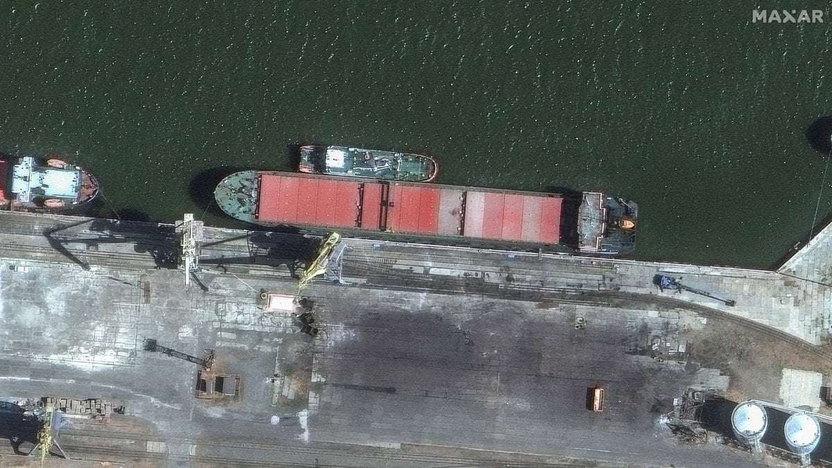 image for Satellite Images Show Russian Ship ‘Transporting Ballistic Missiles From Iran’