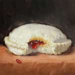 image for My oil painting of an Uncrustable