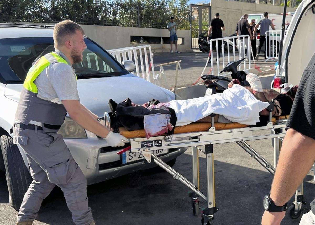image for Hezbollah hit by a wave of exploding pagers and blames Israel. At least 9 dead, thousands injured