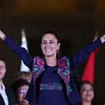 image for Mexico's recently elected first female president, Claudia Sheinbaum, age 61.