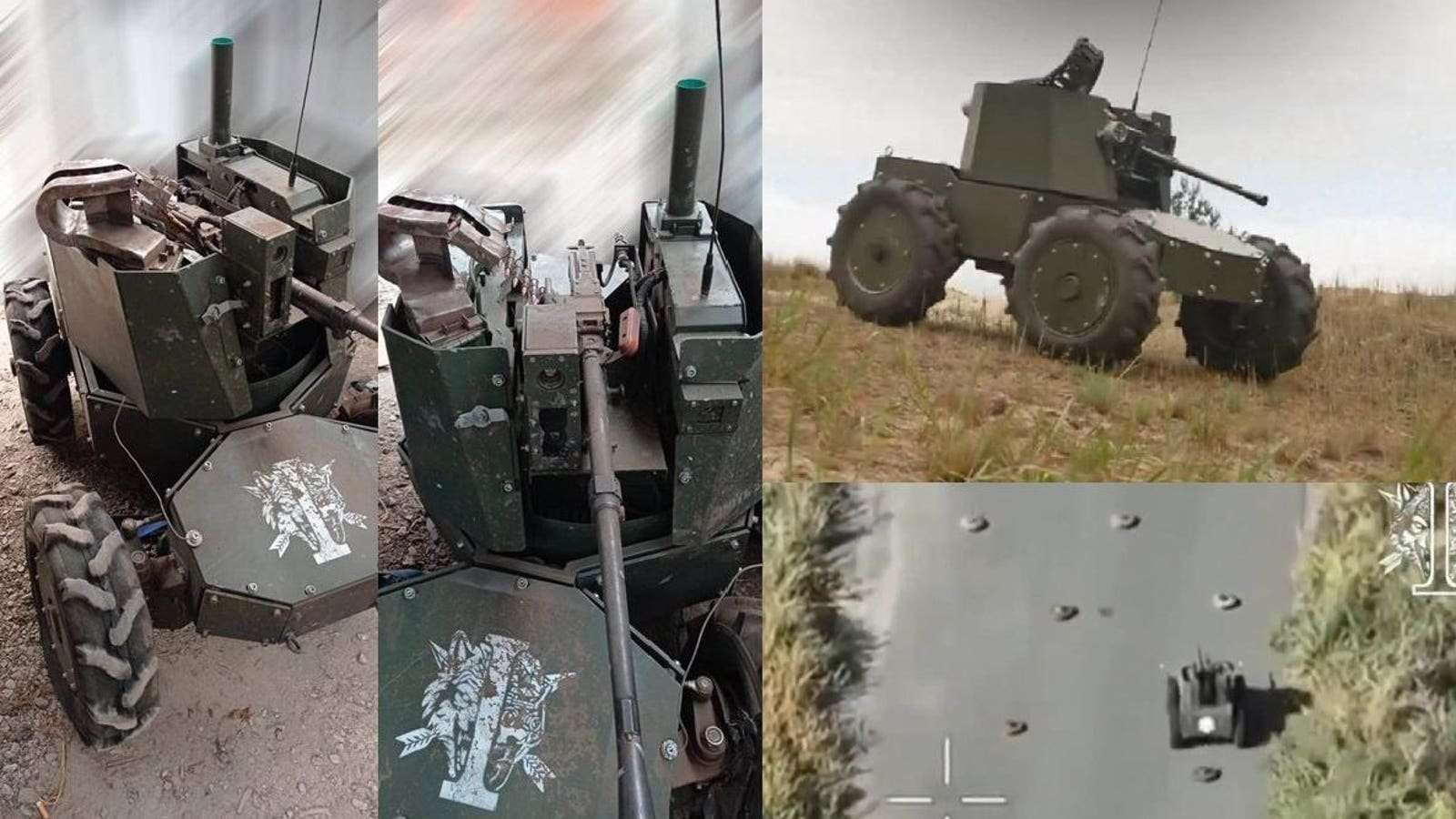 image for Ukraine’s Gun-Armed Ground Robot Just Cleared A Russian Trench In Kursk