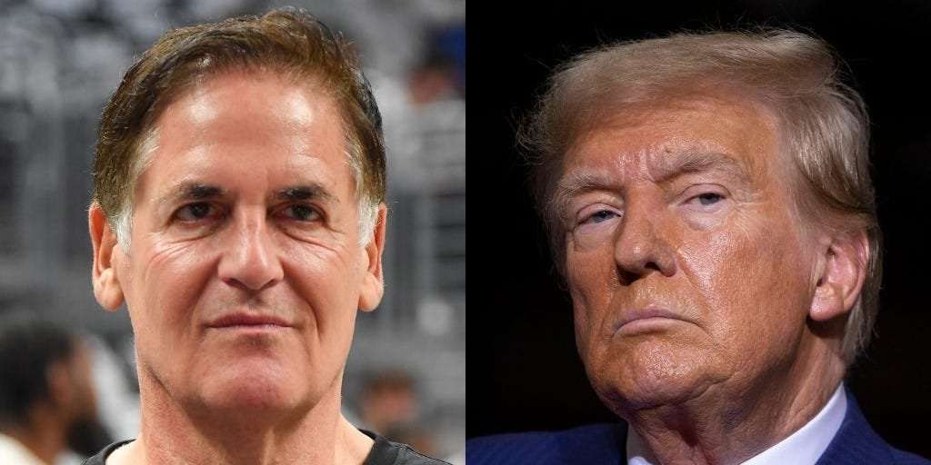 image for Mark Cuban says Trump's billionaire backers know they can manipulate him because he's 'so transactional, and so devoid of core values'