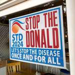 image for Bumped into a catchy yard sign