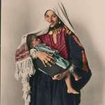 image for Pre Nakba woman with her child
