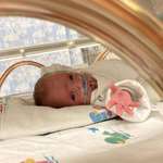 image for My micro-premie daughter reaching out to me from the NICU. It’s tough man…