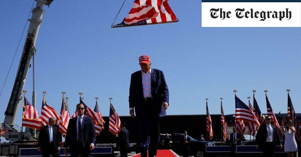 image for Trump says he won’t run for president in 2028 if he loses election