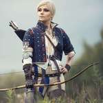 image for my completely selfmade gaming cosplay (except for the bow)
