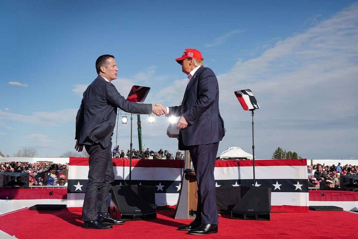 image for Donald Trump and Bernie Moreno rage at "crazy" female voters who refuse to fall in line