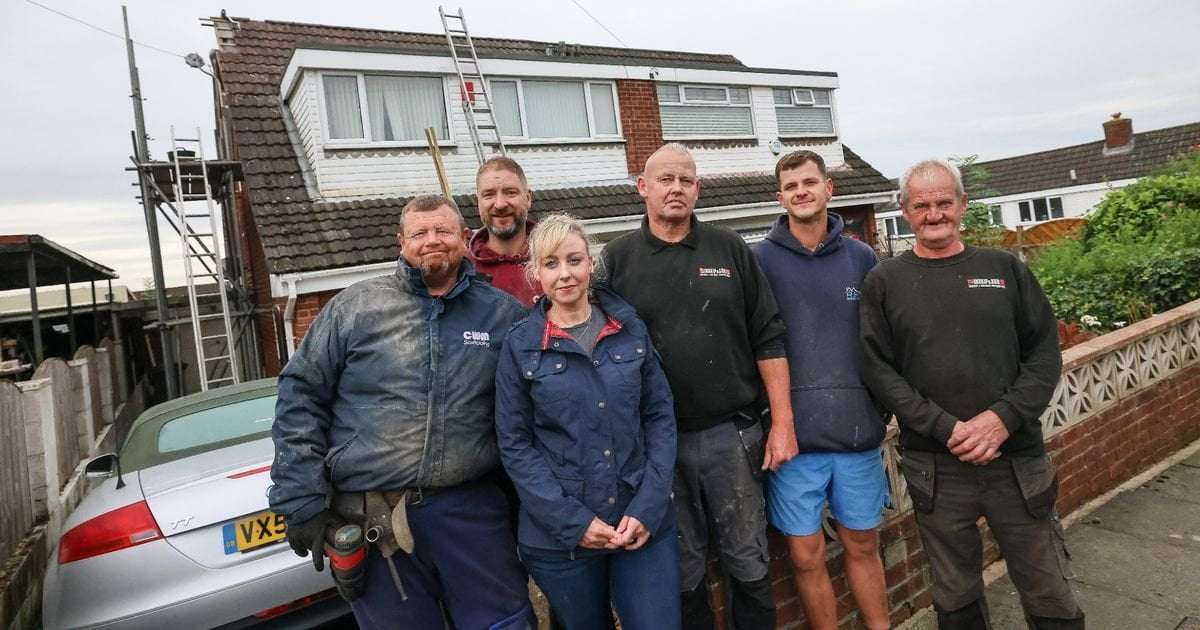 image for Stokie spirit hits new heights to fix OAP's house hit by lightning