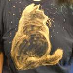 image for A shirt that I painted with bleach