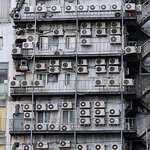 image for I came across this building filled with air conditioning units in Myeongdong, Seoul.