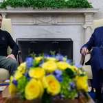 image for President Joe Biden meets with Ukraine’s President Volodymyr Zelenskyy at the White House today.