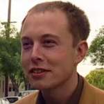 image for Early Elon and his receding hair line