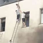 image for These young men bravely saved several families, including multiple children, in Essen, Germany today