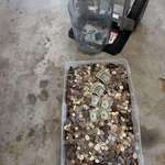 image for The jar is empty and didn’t break! Final weight of just the coins is 152.5 pounds