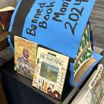 image for This display is how I learned that Missouri banned an introductory book about oil painting.