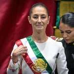 image for Claudia Sheinbaum being sworn in as Mexico’s President yesterday.  Oct. 1. 2024.