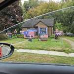 image for I love when the Halloween decorations come out and people compete for the scariest display.