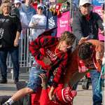 image for Vendors at a Trump rally in Saginaw, Michigan get a bit rowdy.