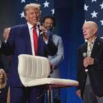 image for Former President who dodged the draft receives a Purple Heart from a Vietnam veteran in Michigan