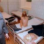 image for Inside of a female room in a 'get-sober' (drunk tank) detention facility in Russia.