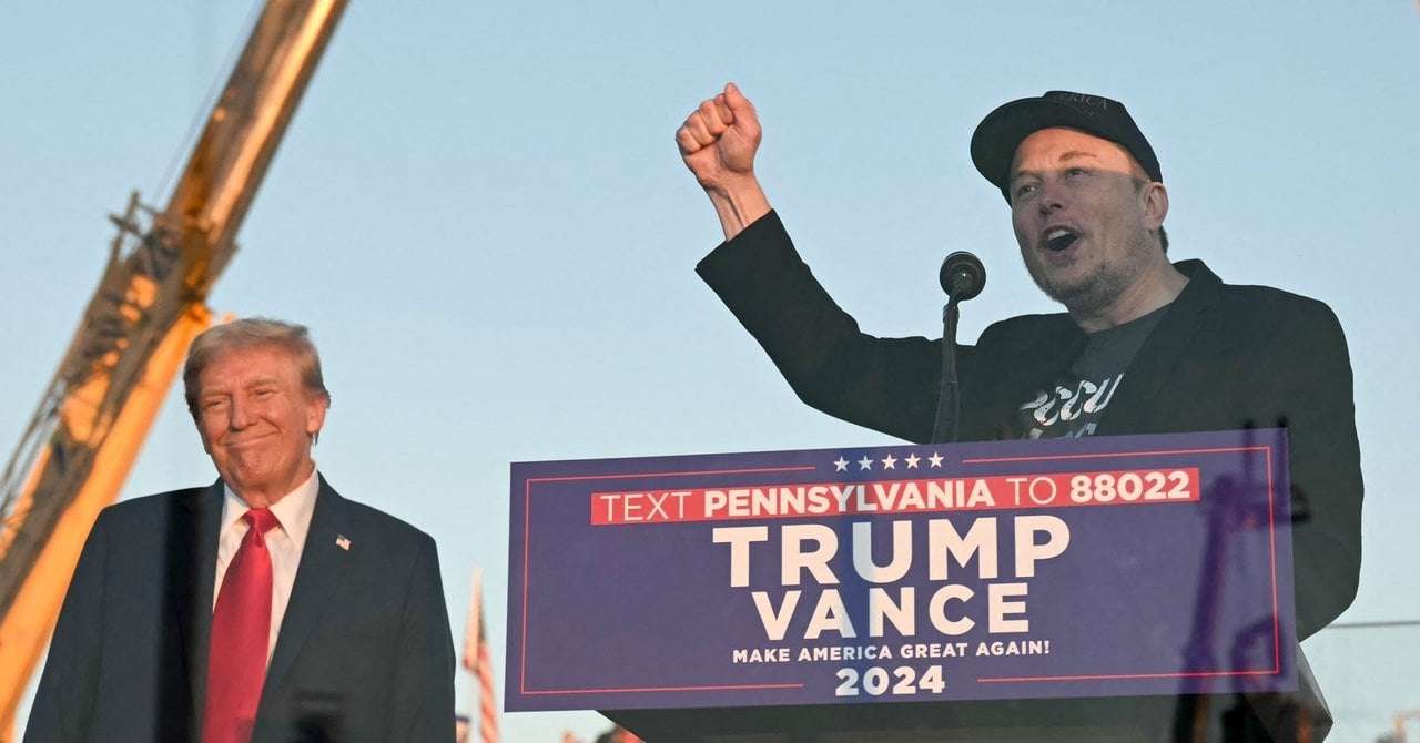 image for Elon Musk Spoke at a Trump Rally, Referenced 'Dark MAGA,' and Urged Supporters to Vote