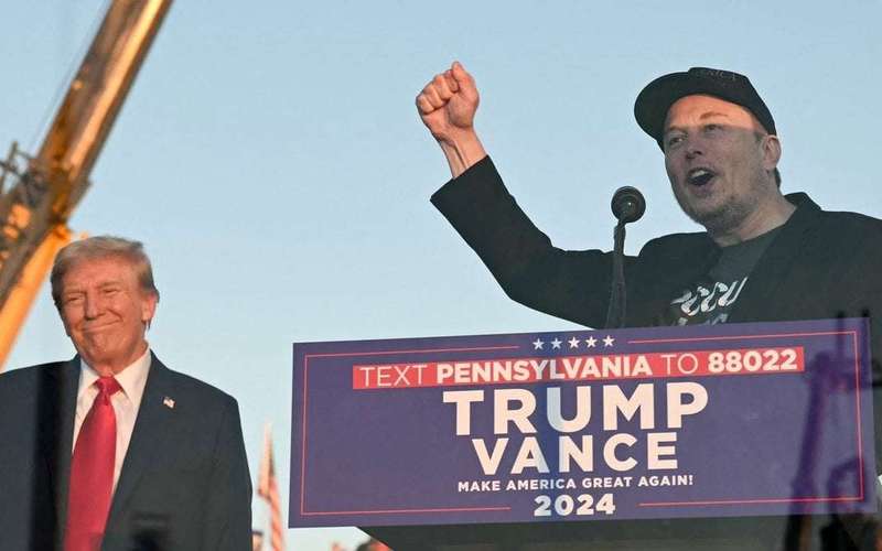 image for Elon Musk Spoke at a Trump Rally, Referenced 'Dark MAGA,' and Urged Supporters to Vote