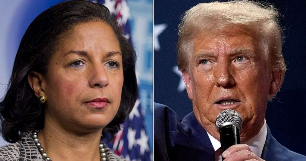 image for Susan Rice Calls Trump A 'Surrender Monkey' For Trying To Appease Putin On Ukraine