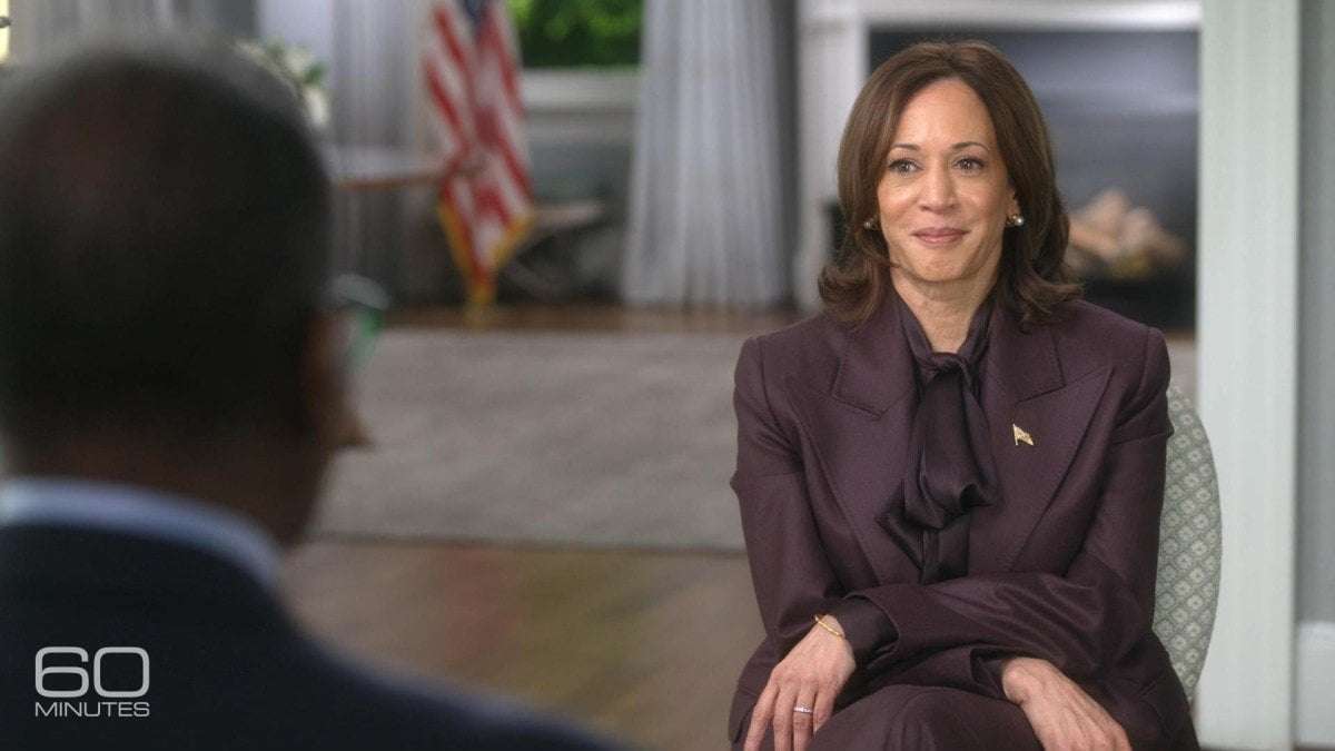 image for Kamala Harris 60 Minutes interview: she was disarmingly human