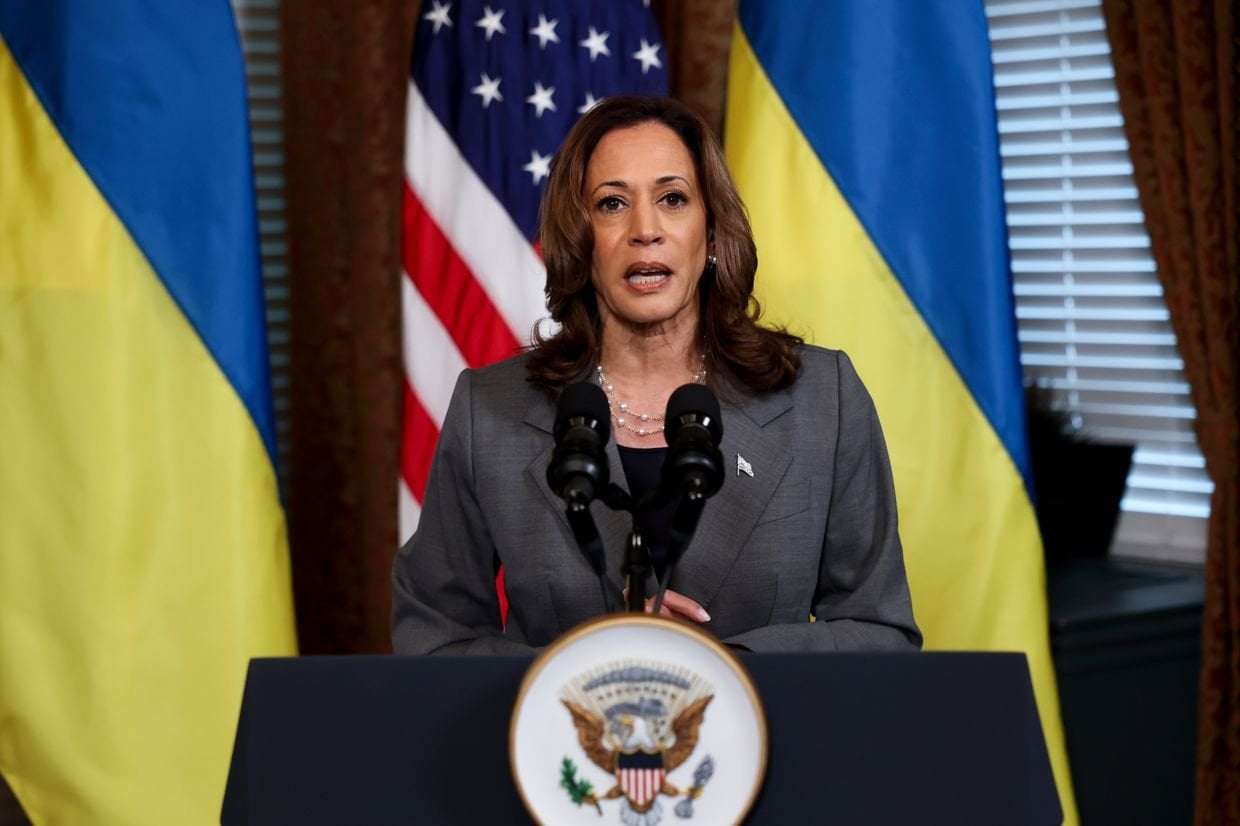 image for Harris says she will not meet Putin for truce talks without Ukraine's participation