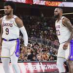 image for LeBron James and Bronny James become the first father-son duo to play together at an NBA game