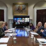 image for President Biden holds a briefing on Hurricane Milton preparation and Hurricane Helene response.