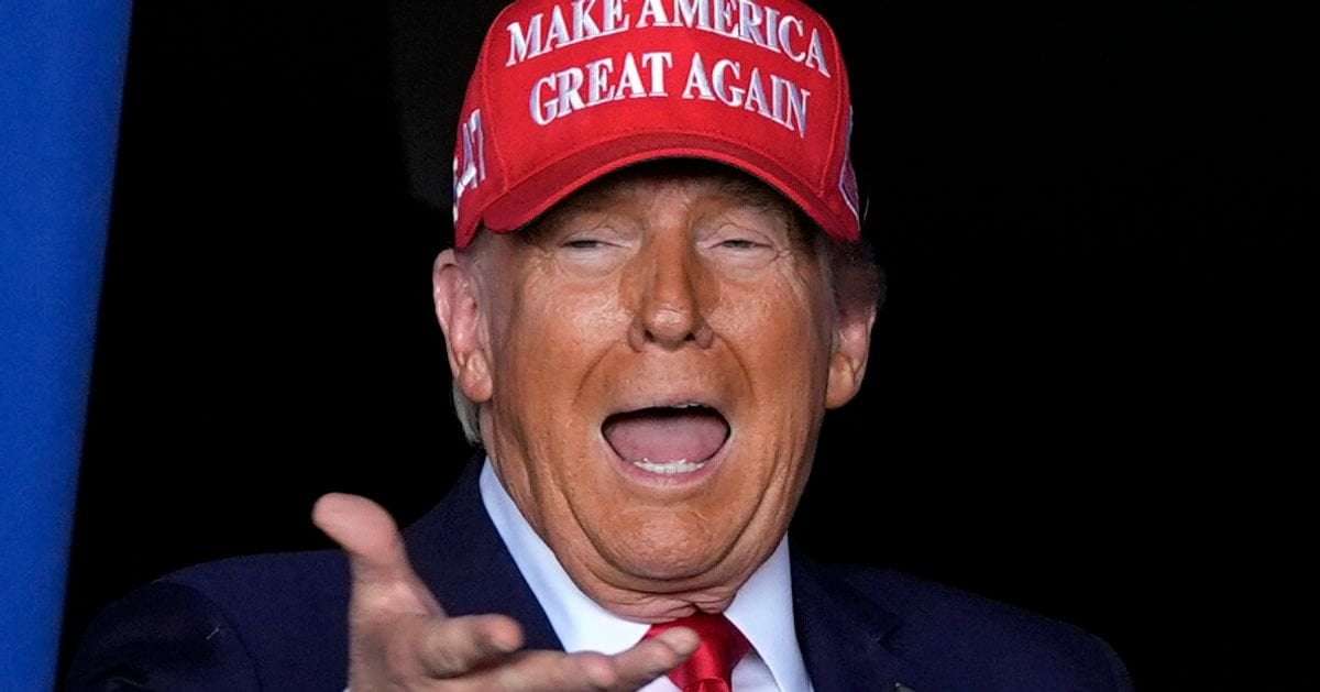 image for 'The Wind Is Bulls**t': Trump's Weird New Ramble Has To Be Seen To Be Believed