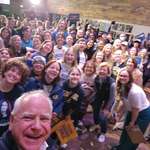 image for Tim Walz Campaigns With UW-Eau Claire Students