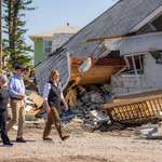 image for President Biden in Florida this weekend surveying Hurricane Milton damage.