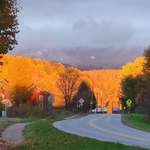 image for Outside Burlington Vt, earlier this evening