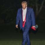 image for With undone tie, Trump's dejected walk after a flop rally in Tulsa (June 2020)