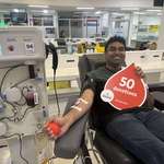 image for Just wanted to share that I reached 50 blood donations