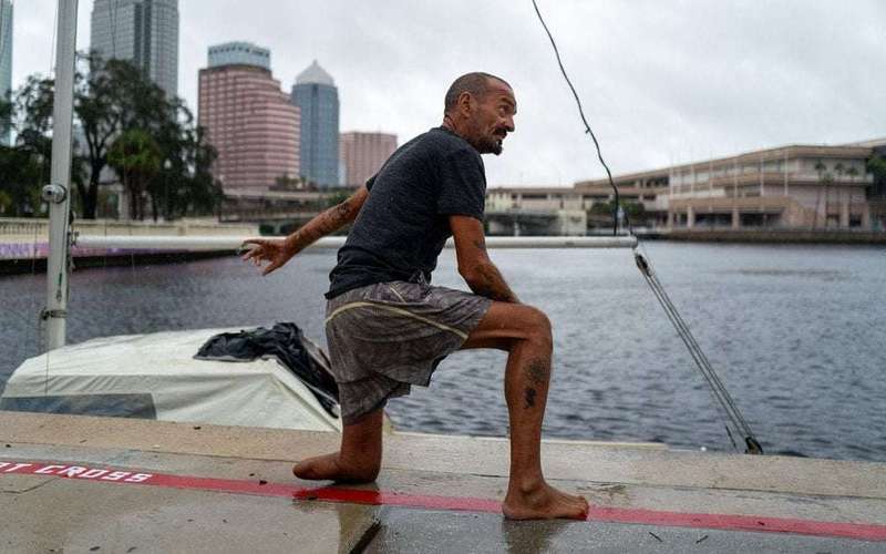 image for 'Lieutenant Dan,' who gained fame riding out hurricanes on boat, is arrested in Florida