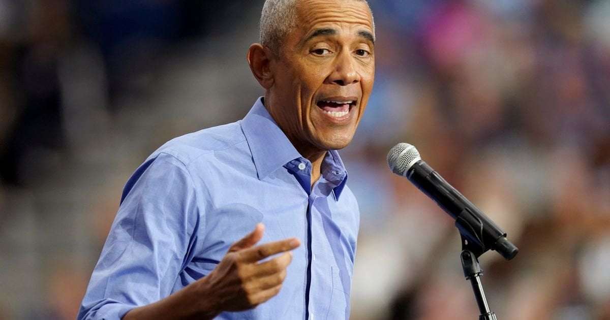 image for Obama On Trump's Recent Odd Behavior: 'Can You Imagine If I Did That?'