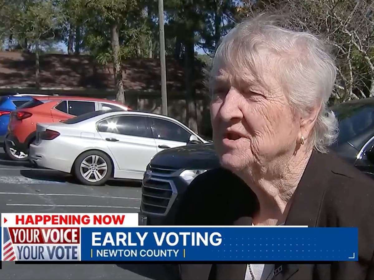 image for 81-year-old woman goes viral after voting for first time because late husband wouldn’t let her