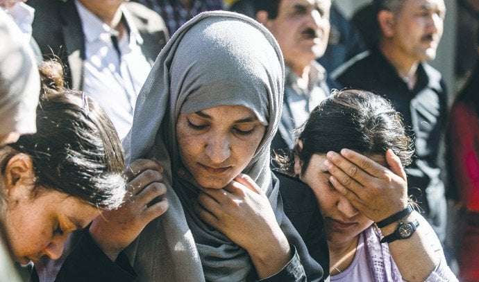 image for Yazidi woman freed by IDF from Gaza reveals ISIS made them eat babies