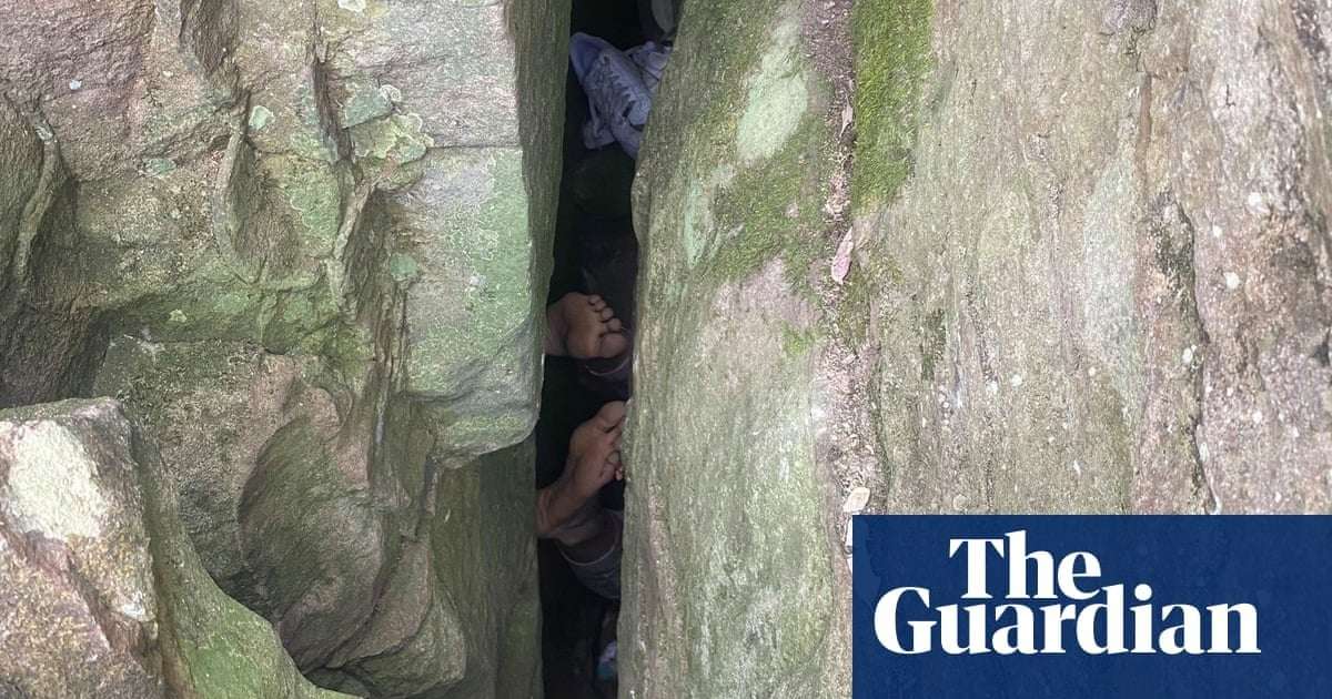 image for Woman wedged upside down between boulders for seven hours after trying to retrieve phone in regional NSW