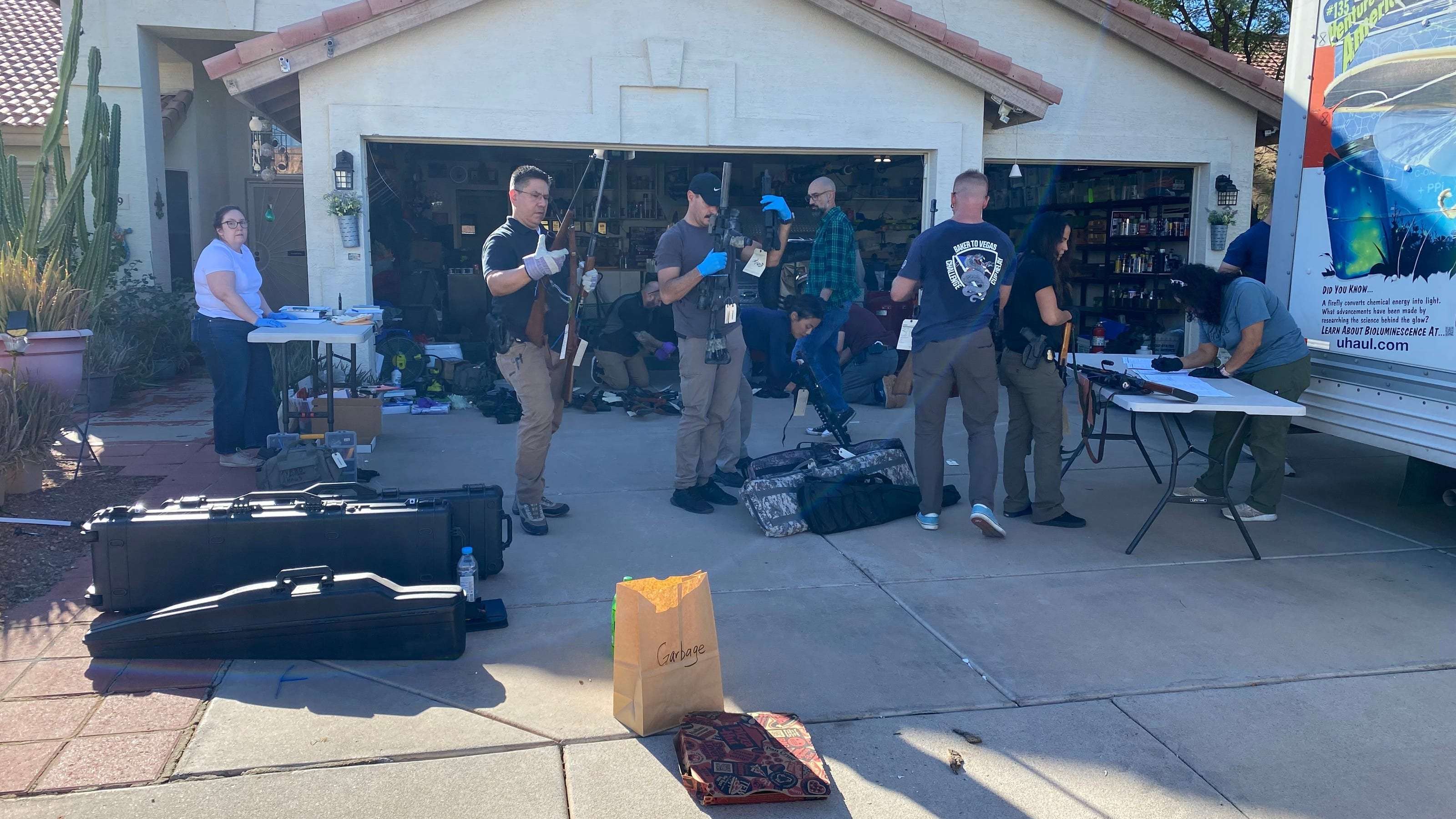 image for FBI finds hundreds of weapons at home of suspect in Arizona Democratic Party office shooting