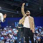image for Eminem and Obama rally voters for Kamala Harris in Detroit
