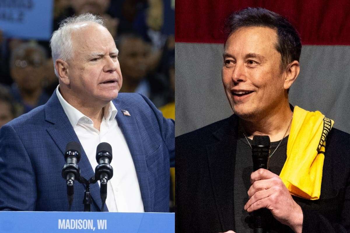 image for Rattled Elon Musk goes on late-night attack against Tim Walz after ‘dips***’ comments