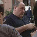 image for Last photo of television legend James Gandolfini before dying of a heart attack.