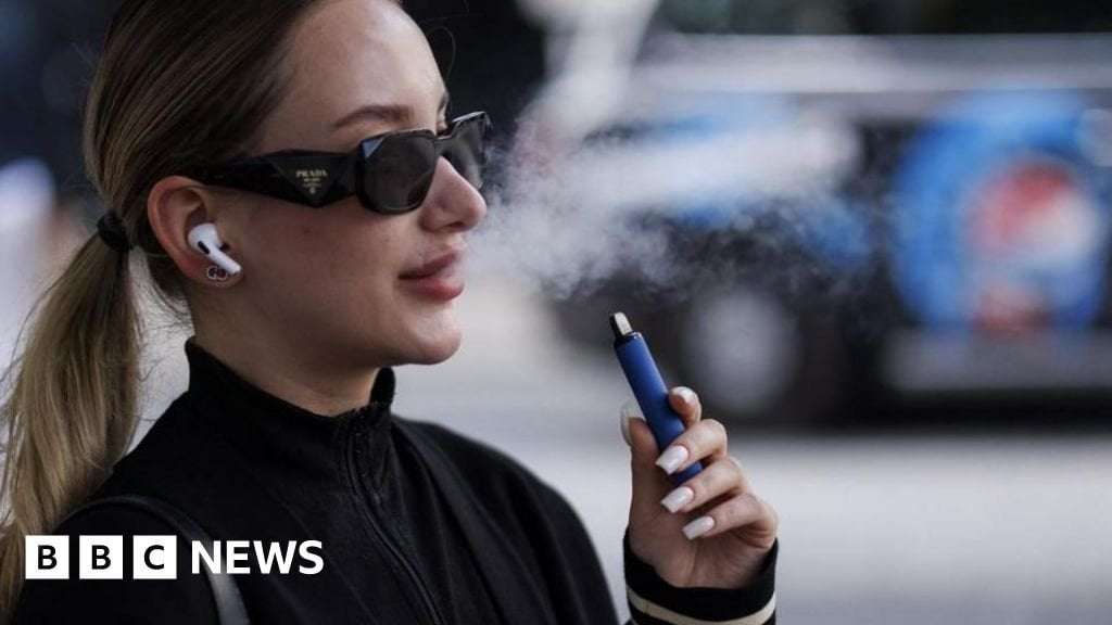 image for Disposable vapes to be banned in England and Wales from June